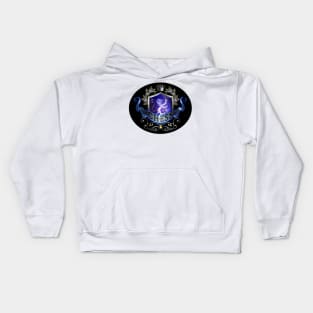 Chess Shield with White Dragon Kids Hoodie